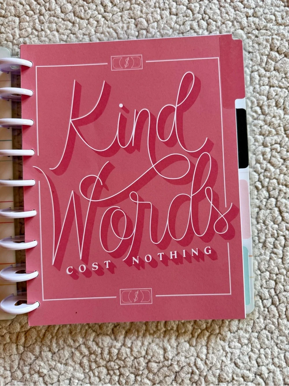 The Happy Planner Reflect & Grow Budget Guided Journal Finance Planner